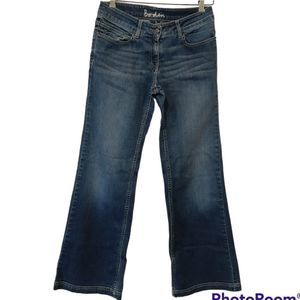 BODEN Jeans Women's 10L Straight Leg Medium Blue Fade Wash Premium